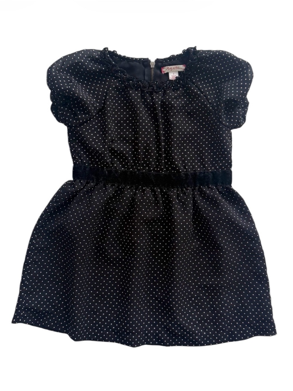 Ruby & Bloom Black Polka Dot Dress Size 3